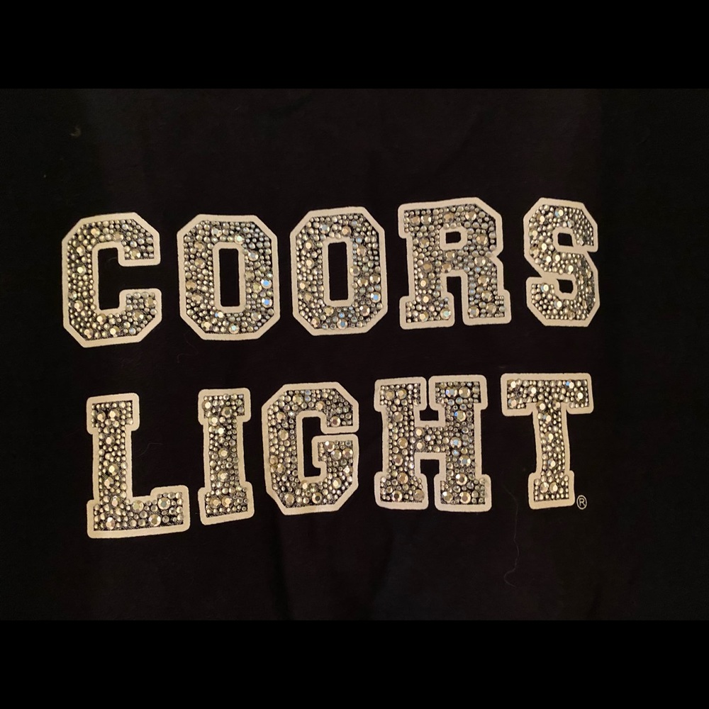 Coors Light sparkly hoodie